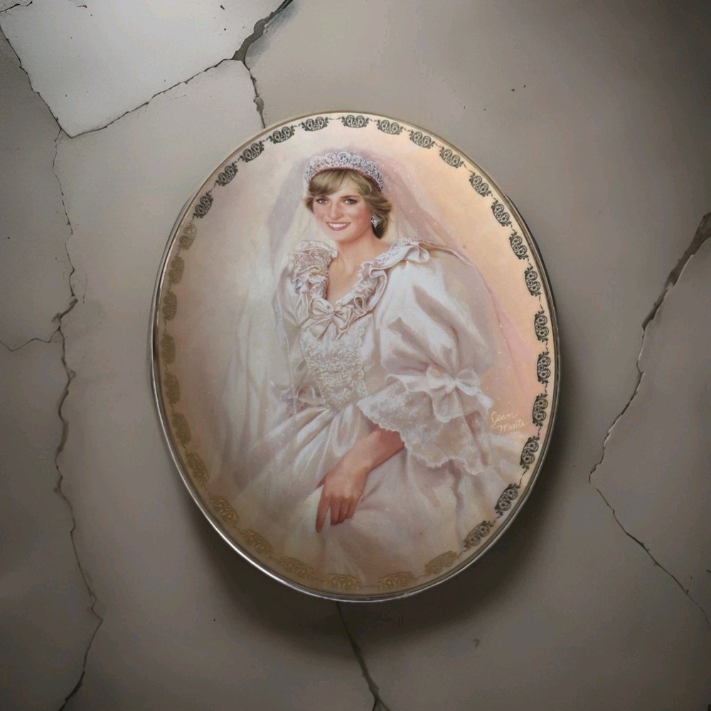 1997 Bradford Exchange The People's Princess Diana Wedding Collector Plate Gift